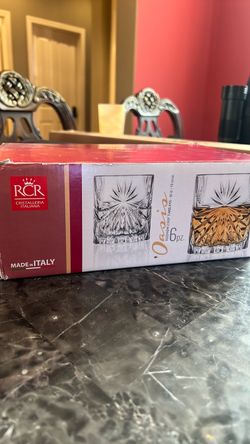 RCR Italian Crystal Whiskey Glasses – Set of 6 – Made in Italy
