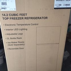 Brand New In Box (White ) 14.2 Cubic Refrigerator