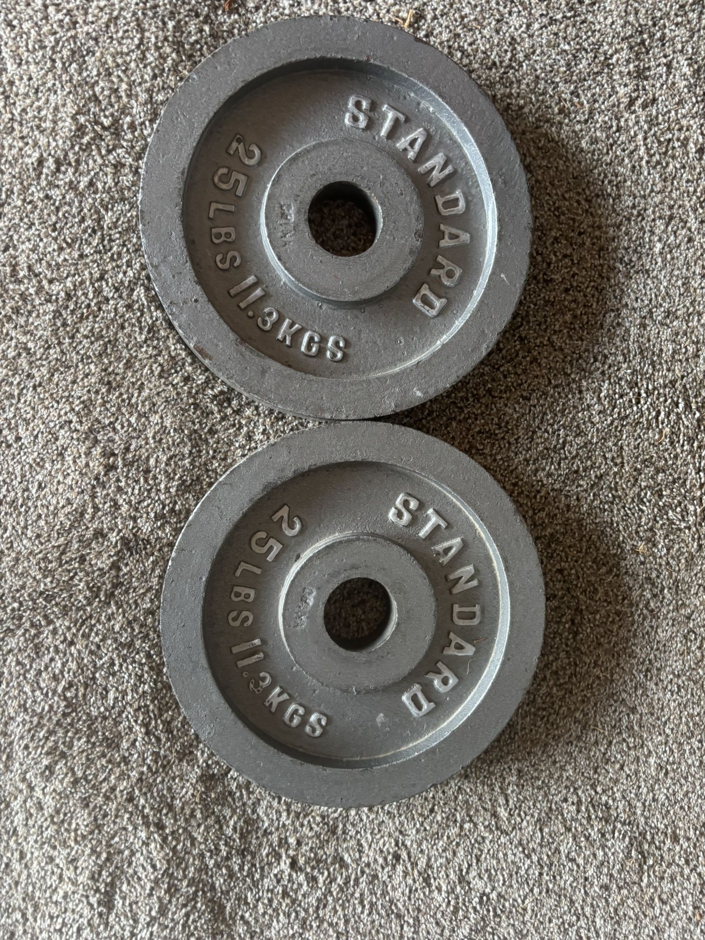 2-25lb. Olympic Weight Plates