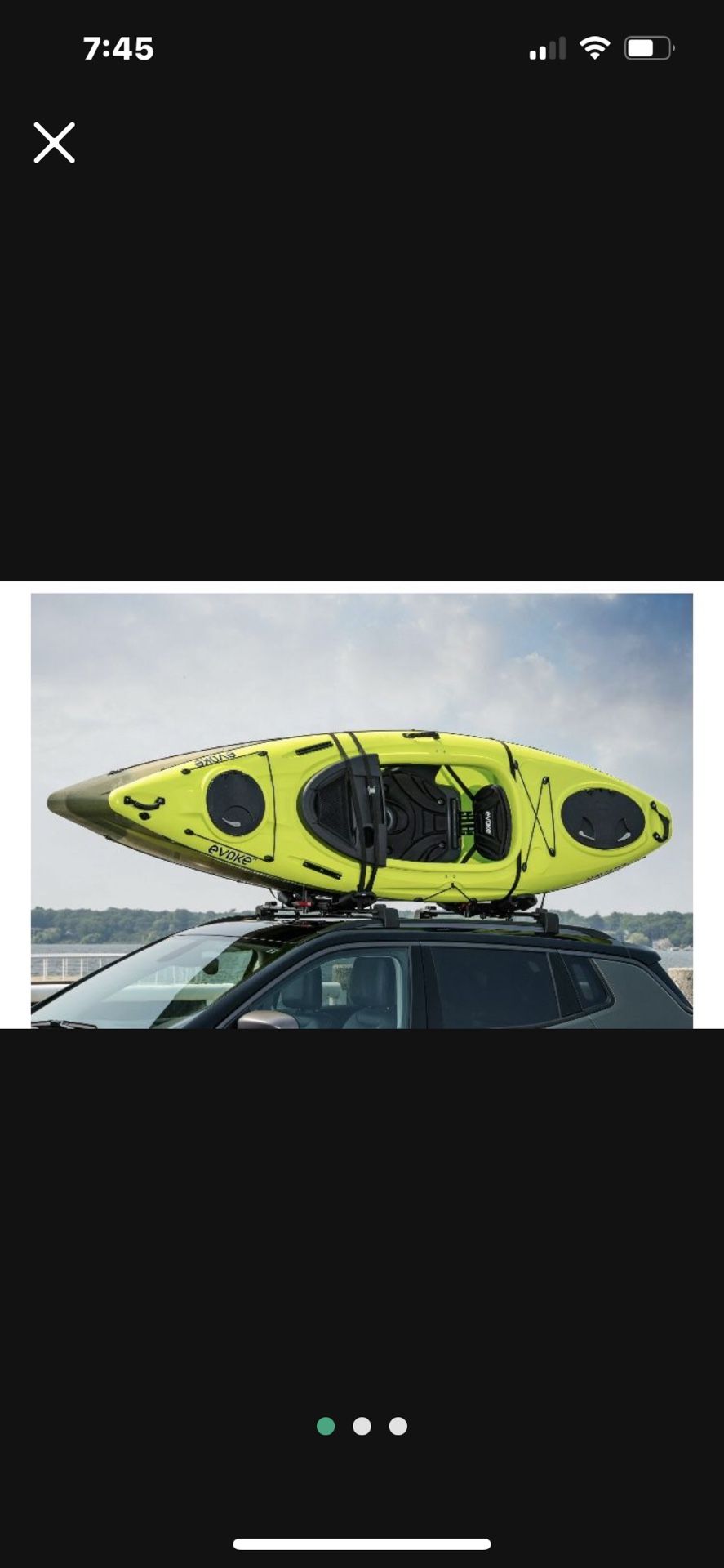 3-in-1 Kayak Carrier Swiss -Cargo up to 2 Kayaks