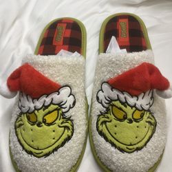 Dr Seuss “The Grinch” Christmas Slippers.