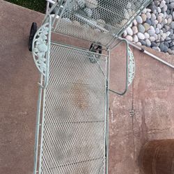 Pool Lounge Chair, Heavy Wrought Iron