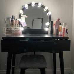 Small Black Vanity 