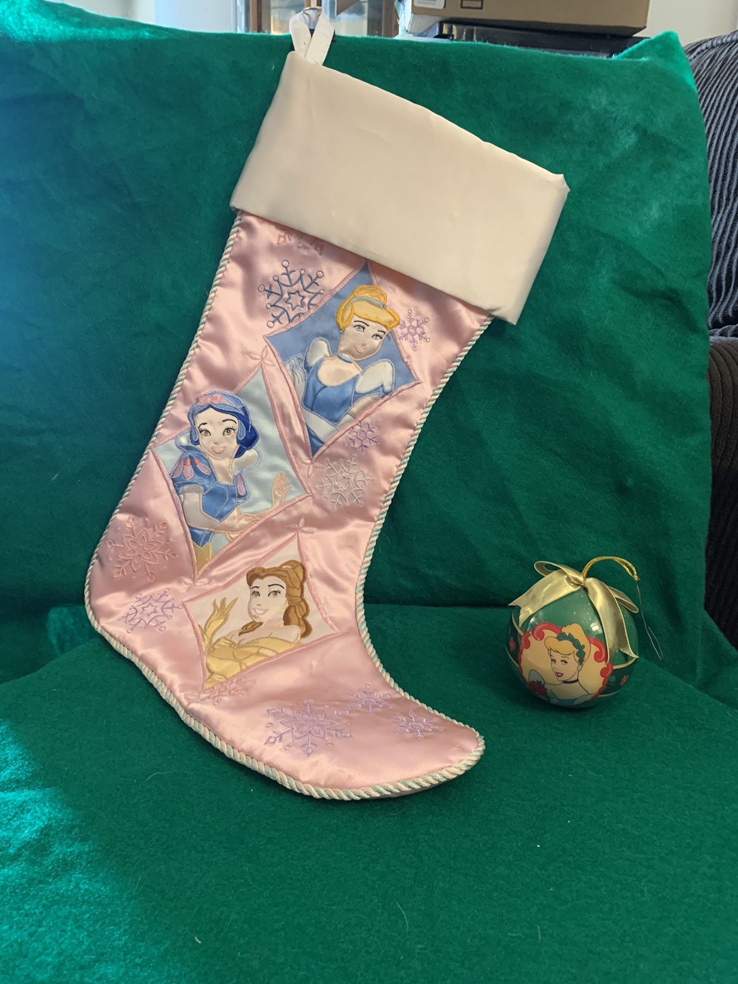 Cinderella Ornament And Princess Stocking