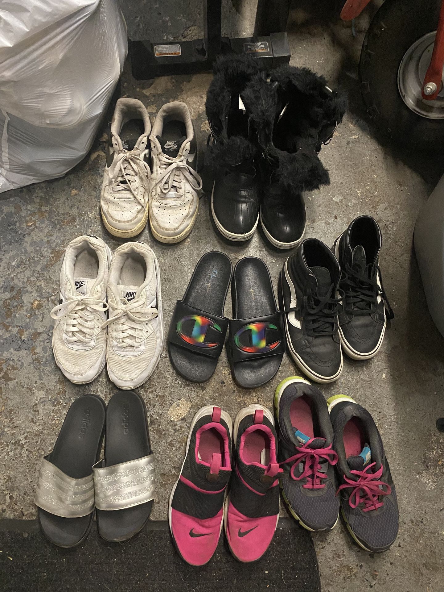 Women’s Used Name Brand Sneakers ,Boots & Slides