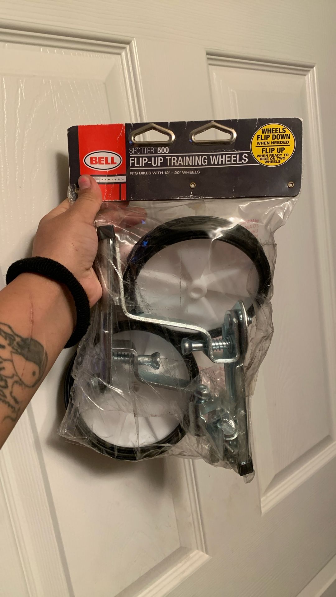 Flip Up Training Wheels