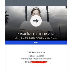 2 Tickets Rosalia 
