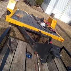 Lowboy Trailer Like New Underneath Brand New Lights Tires Like New Condition All Around