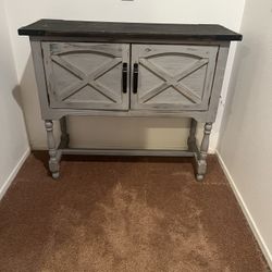 Rustic Farmhouse Accent Cabinet / Entryway Table
