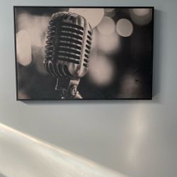 Large Microphone Painting 