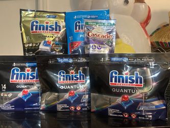 Finish & Cascade Dishwasher Detergent Bundle