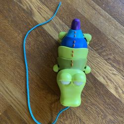 B. toys - Waggle-A-Longs - Pull Along Crocodile - $3