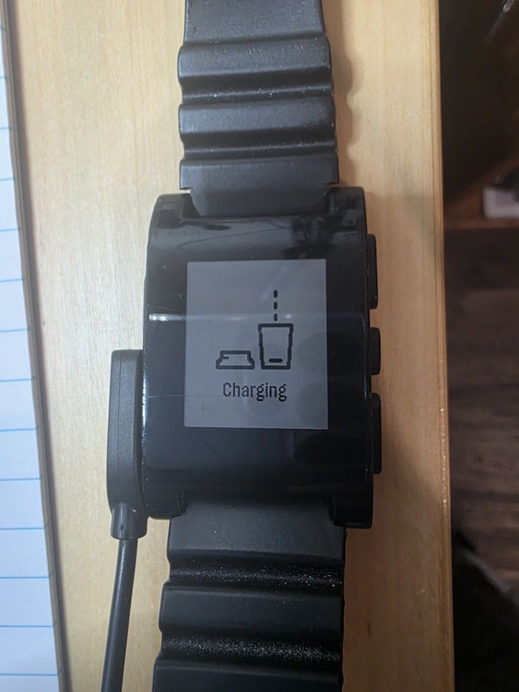Pebble Smartwatch Model 301BL.
