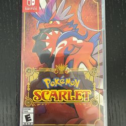Nintendo switch Pokémon Scarlet