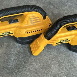 Dewalt Vacuum  20 Volt 2 Of Them Not Working $50 For Both 
