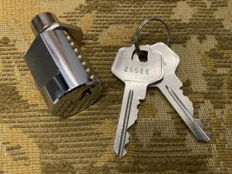 Original Public Storage Unit Lock + 2 Original Keys - Safe & Secure (Original Public Storage Issued Lock) - Perfect Condition
