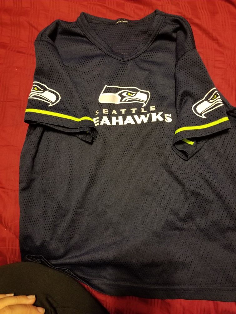Kids seahawks jersey size 8