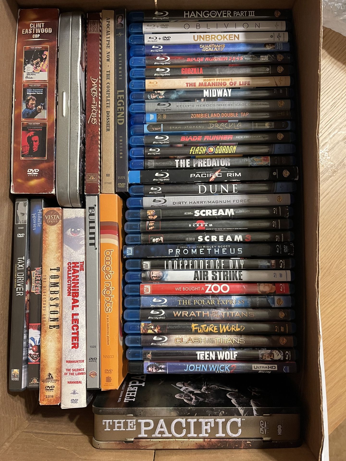 DVDs and Blu-Rays
