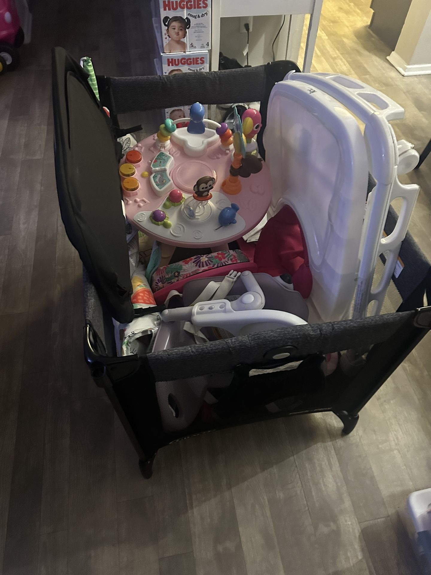 Pack N Play - Walker - Activity Center -baby Little High Chair