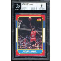 MICHAEL JORDAN ROOKIE GRADE 9