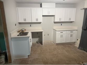 Free Sink with Kitchen Cabinet Material Packages