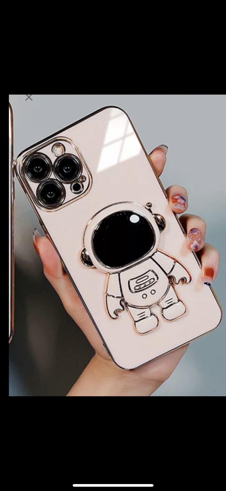 New Astronaut Stand Holder Case For iPhone -13-13 Pro max -12-12 Pro max—11 Pro max -X-XS-8 Plus- 7 Plus