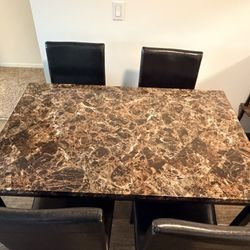 Marble Top Dinning Table Only