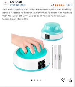 Nail polish remover machine