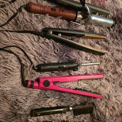 Ceramic flat irons  hot combs & curling irons