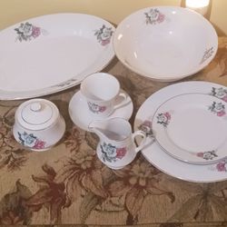 Vintage C Art HK Dinner Set for 8 People 36 PCs.
