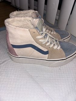 Sherpa lined vans sk8 mid size 7.5
