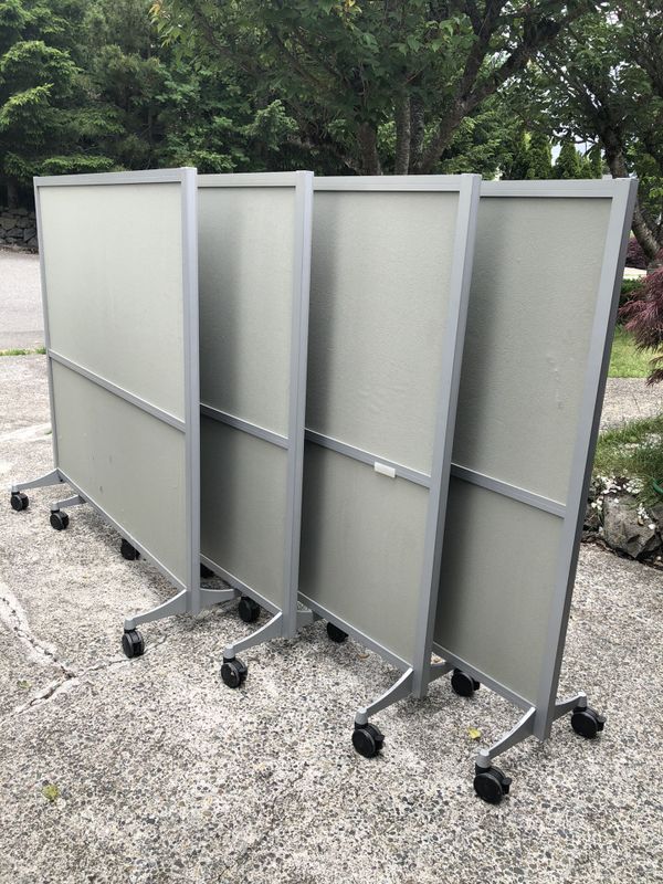 Portable Rolling Room Office Divider Screen for Sale in Kent, WA OfferUp