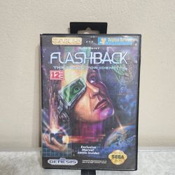 Flashback: The Quest for Identity (Sega Genesis) Cartridge TESTED