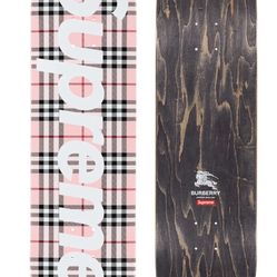 Supreme - Burberry Pink Deck 