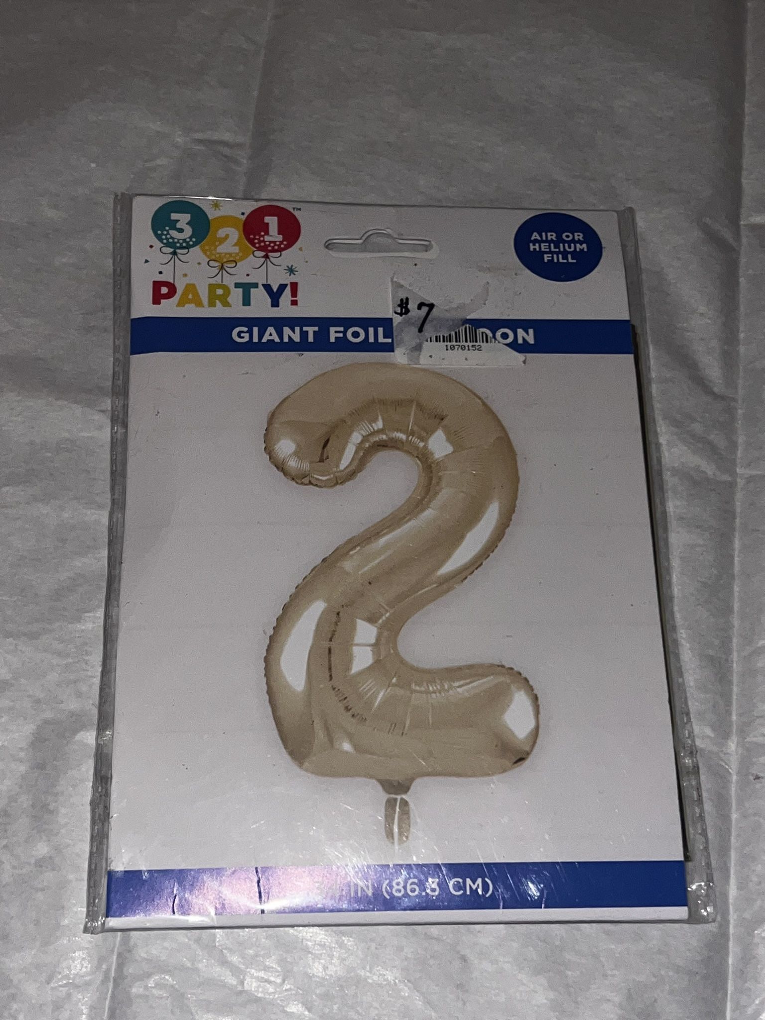 Giant Foil Birthday #2 Balloon