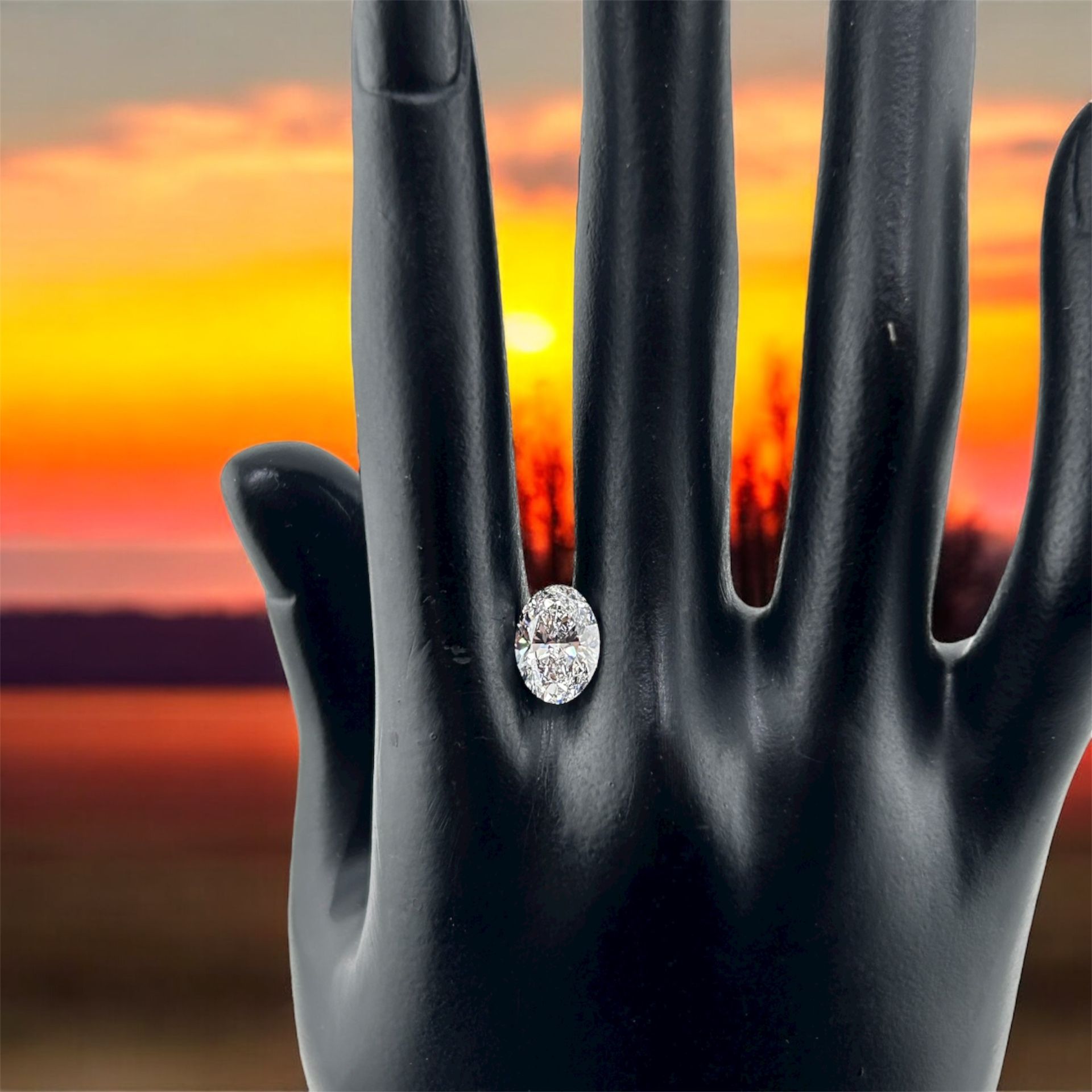 Oval Shape Certified Diamond For Jewelry