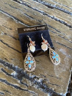2 Pairs Sterling Silver Earrings From Art Show . I Don’t Use. Price If For Both Together 15 