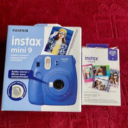 Fujifilm Instax Mini 9 - Cobalt Blue Instant Film Camera 