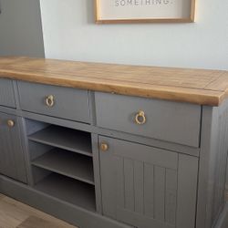Wood TV Stand / Storage Cabinet 