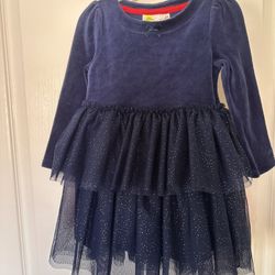 2T Toddler Girls Long Sleeve Dress 