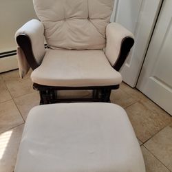 Nursing Chair / Rocking Chair /Glider With  Ottoman For Leg Rest