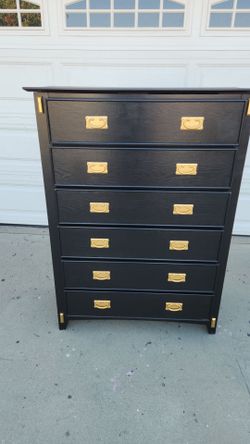 Black dresser