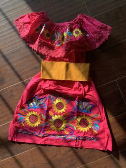 Vestido De Niña Bordado