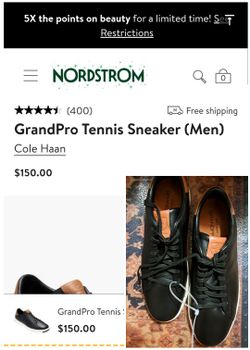 COLE HAAN GRANDPRO BRITISH TAN / BLK LEATHER  12 NEVER WORN 