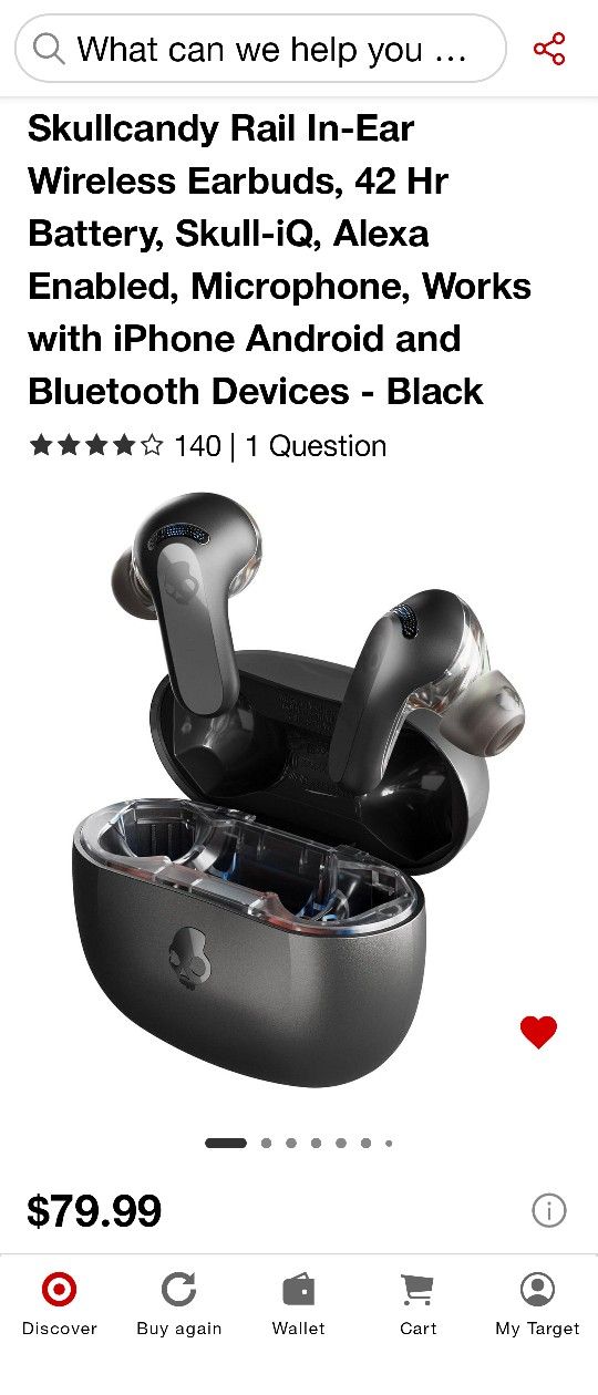 Top Of The Line Skullcandy Rail Ear Buds