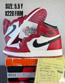 NEW JORDAN 1 GS LOST AND FOUND 5.5y