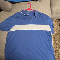 Short Sleeve Blue Polo