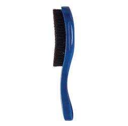 Blue Wave Hair Brush with Boars Hair Bristles