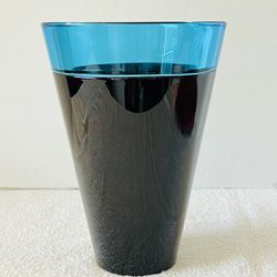 VTG Sasaki San Marino Vase by Soichiro Sasakura-9"-Marked-UV Reactive-Postmodern-1990's-8 Pounds