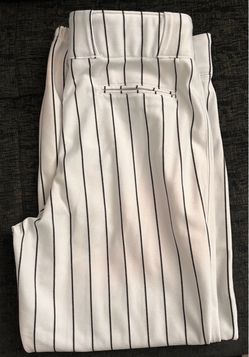 Champro Adult White Pinstripe Baseball Pants